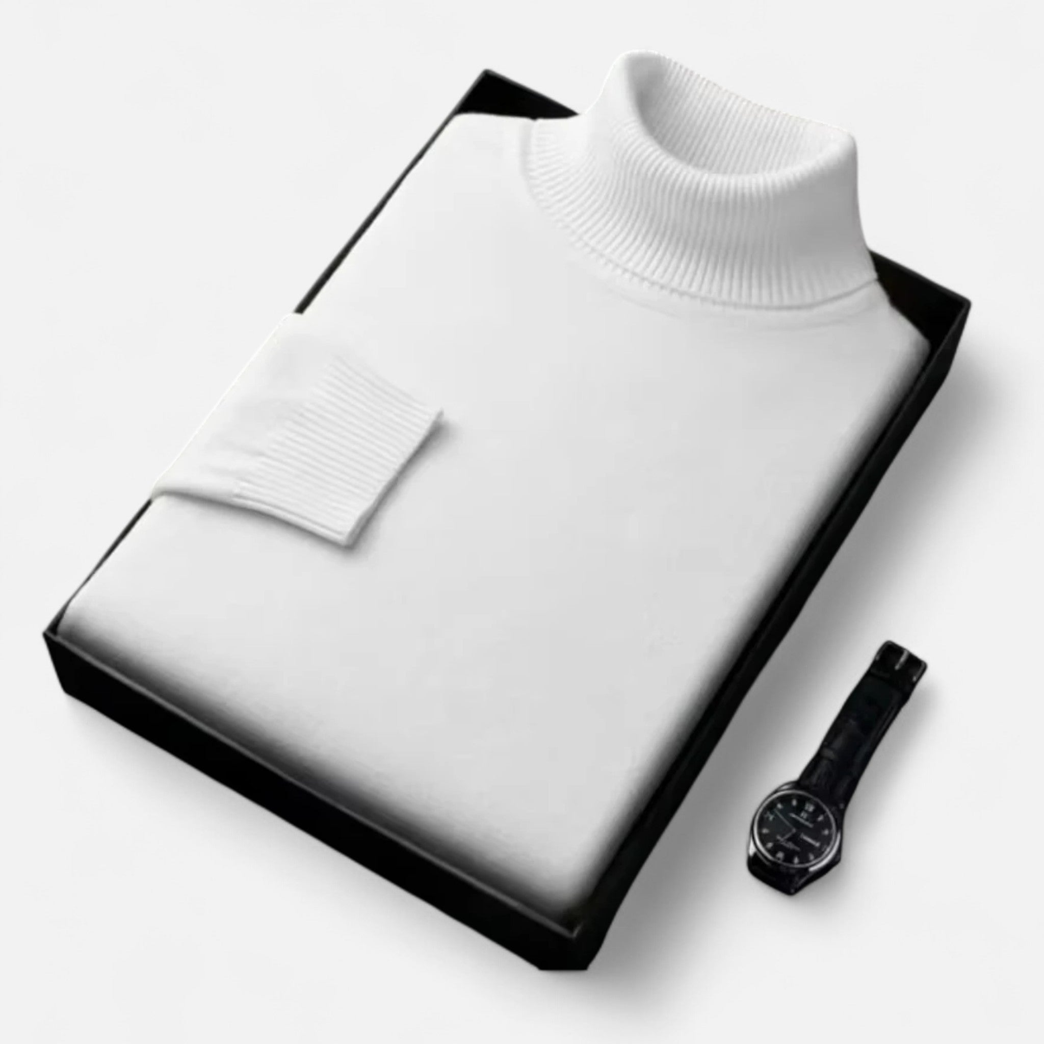 Belraes | Men’s Slim-Fit Knitted Turtleneck Sweater